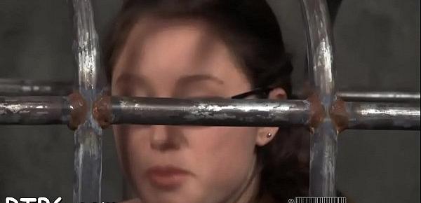 Bounded cutie waits for her brutal torture